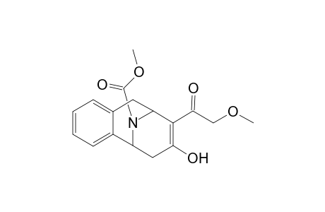 N-(Methoxycarbonyl)-7,8-benzo-3-hydroxy-4-[(methoxymethylcarbonyl]-9-azabicyclo[3.3.1]non-3-ene