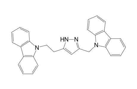9-((5-(2-(9H-Carbazol-9-yl)ethyl)-1H-pyrazol-3-yl)-methyl)-9H-carbazole