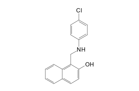 1-[(4-chloroanilino)methyl]-2-naphthalenol