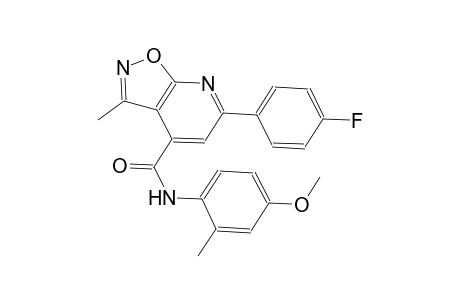 isoxazolo[5,4-b]pyridine-4-carboxamide, 6-(4-fluorophenyl)-N-(4-methoxy-2-methylphenyl)-3-methyl-