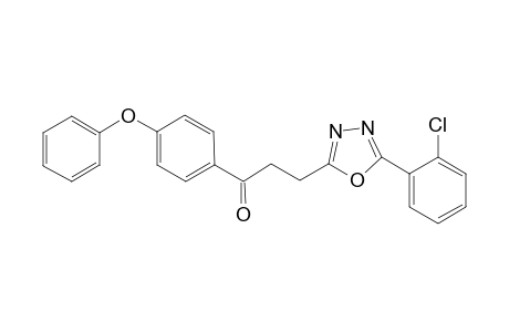 1-(p-Phenoxyphenyl)-3-[5'-(2"-chlorophenyl)-1',3',4'-oxadiazol-2'-yl]propan-1-one