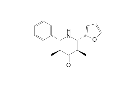 (2S*,3R*,5S*,6R*)-2-(2-Furyl)-3,5-dimethyl-6-phenylpiperidin-4-one