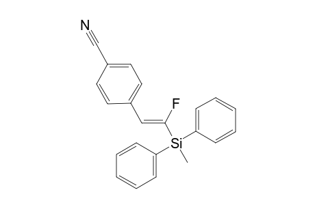(E)-[1-Fluoro-2-(4'-cyanophenyl)vinyl]methyldiphenylsilane