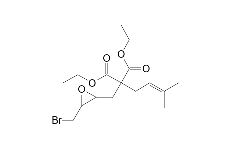 Ethyl 6-Bromo-4,5-epoxy-2-ethoxycarbonyl-2-(3'-methyl-2'-butenyl)hexanoate