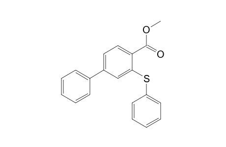 Methyl 3-(phenylsulfanyl)biphenyl-4-carboxylate
