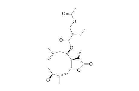 (3S,6R,7R,8R)-3-HYDROXY-8-ACETOXYSARRACENYLOXYGERMACRA-1(10),4,11(13)-TRIEN-6,12-OLIDE