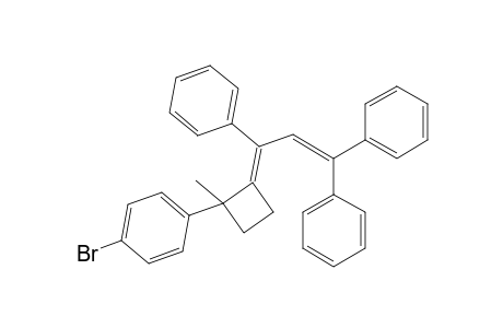 1-Methyl-1-(p-bromophenyl)-2-[1,3,3-triphenylprop-2-en-1-ylidene]cyclobutane