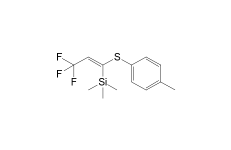 (E)-.beta.-(Trifluoromethyl)-.alpha.-(trimethylsilyl)vinyl p-tolylsulfide