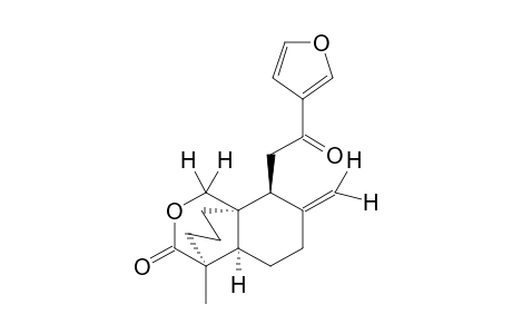 15,16-epoxy-17-hydroxy-12-oxolabda-8(20), 13(16), 14-trien-19-oic acid, delta-lactone