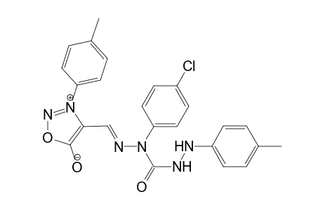 3-(4-Methylphenyl)sydnon-4-ylaldehyde 5-(4-methylphenyl)-2-(4-chlorophenyl)carbazone