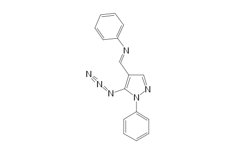 5-Azido-1-phenyl-4-(N-phenyliminomethyl)pyrazole