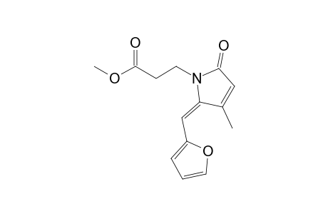 Methyl 5-[(furan-2'-yl)methylidene]-2,5-dihydro-4-methyl-2-oxo-1H-pyrrole-3-propanoate