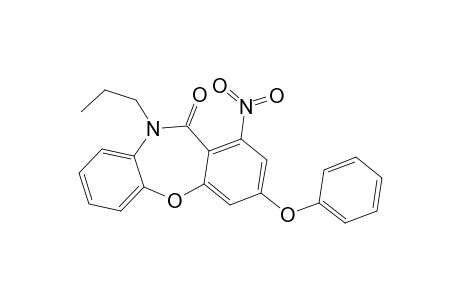 1-Nitro-3-phenoxy-10-propyldibenzo[b,f][1,4]oxazepin-11(10H)-one