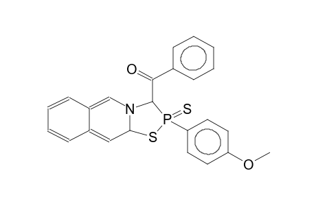 10A-H-QUINOLO[2,1-D][1,4,2]THIAZAPHOSPHOLE-3H-BENZOYL-2-(4-METHOXYPHENYL)-2-SULPHIDE