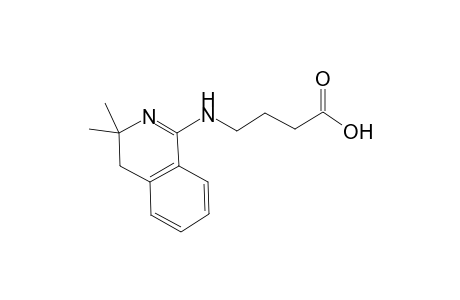 Butanoic acid, 4-(3,4-dihydro-3,3-dimethyl-1-isoquinolinylamino)-