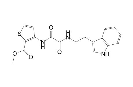 2-thiophenecarboxylic acid, 3-[[2-[[2-(1H-indol-3-yl)ethyl]amino]-1,2-dioxoethyl]amino]-, methyl ester