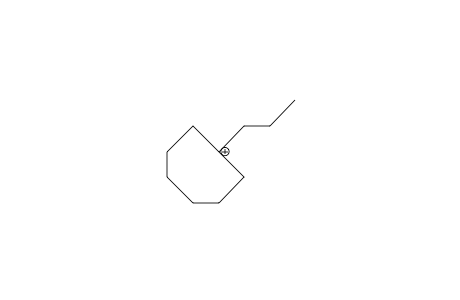 Propyl-1-cycloheptyl cation