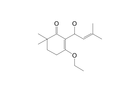 3-ethoxy-2-(1-hydroxy-3-methylbut-2-enyl)-6,6-dimethylcyclohex-2-en-1-one