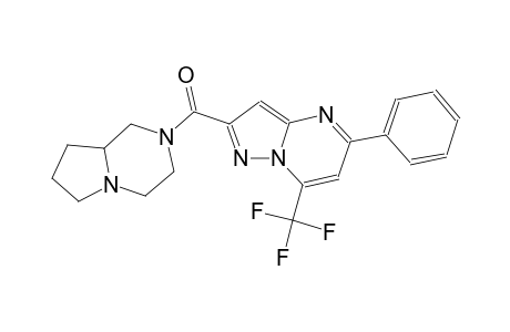 2-(hexahydropyrrolo[1,2-a]pyrazin-2(1H)-ylcarbonyl)-5-phenyl-7-(trifluoromethyl)pyrazolo[1,5-a]pyrimidine