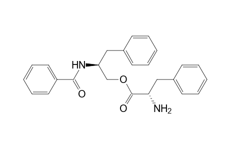 L-Phenylalanine, 2-(benzoylamino)-3-phenylpropyl ester, (S)-