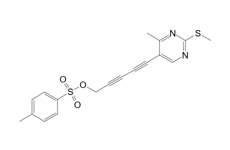4-Methylbenzenesulfonic acid 5-[4-methyl-2-(methylthio)-5-pyrimidinyl]penta-2,4-diynyl ester