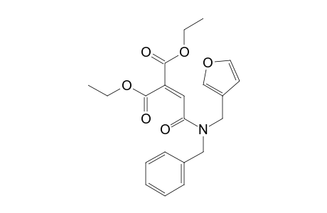 Diethyl 2-(2-(benzyl(furan-3-ylmethyl)amino)-2-oxoethylidene)malonate