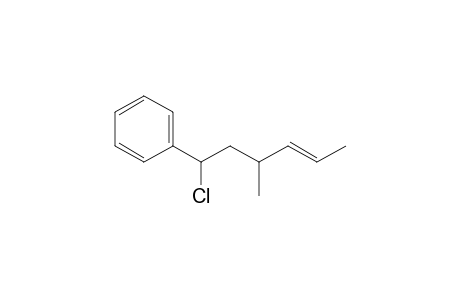 Benzene, (1-chloro-3-methyl-4-hexenyl)-, [R*,S*-(E)]-