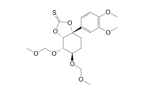 (3aS,4S,5R,7aS)-7a-(3,4-dimethoxyphenyl)-4,5-bis(methoxymethoxy)-4,5,6,7-tetrahydro-3aH-1,3-benzodioxole-2-thione