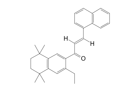 trans-3'-ethyl-3-(1-naphthyl)-5',6',7',8'-tetrahydro-5',5',8',8'-tetramethyl-2'-acrylonaphthone