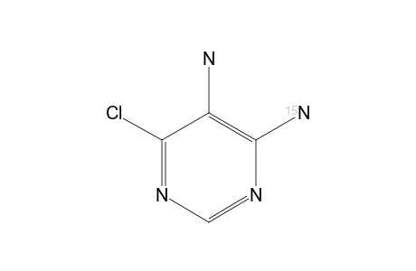 5,6-[6-15N]-DIAMINO-4-CHLORO-PYRIMIDINE
