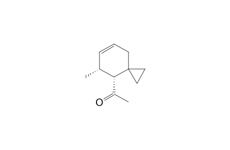 rel-(4R,5R)-1-(5-methylspiro[2.5]oct-6-en-4-yl)ethanone