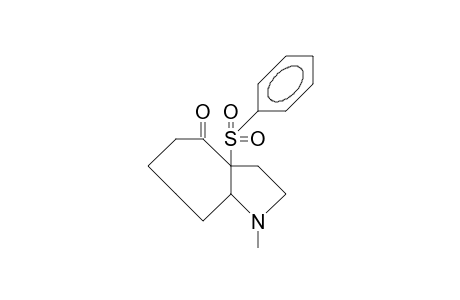 cis-3a-Phenylsulfonyl-4-oxo-1-methyl-decahydro-cyclohepta(B)pyrrole
