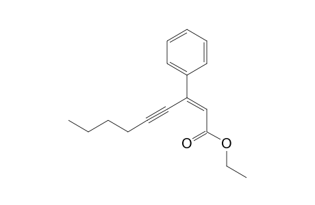 (Z)-3-phenylnon-2-en-4-ynoic acid ethyl ester