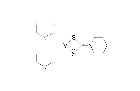 Vanadium, bis(eta-cyclopentadienyl)-dithiopiperidinocarbaminat