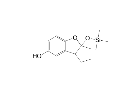 3a-trimethylsilyloxy-1,2,3,8b-tetrahydrocyclopenta[b]benzofuran-7-ol