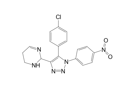 1-(p-Nitrophenyl)-4-(2-tetrahydropyrimidinyl)-5-(p-chlorophenyl)-1,2,3-triazole