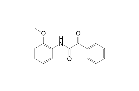 N-(2-Methoxyphenyl)-2-oxo-2-phenylacetamide