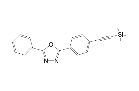 2-(4-(Trimethylsilylethynyl)phenyl)-5-phenyl-1,3,-oxadiazole