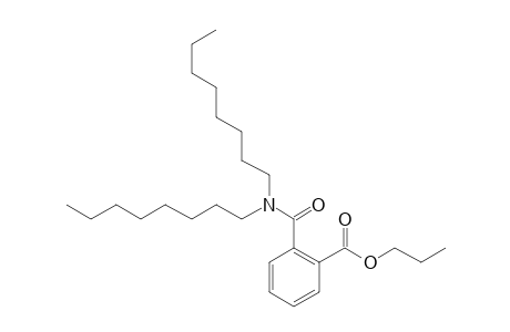 Phthalic acid, monoamide, N,N-dioctyl, propyl ester