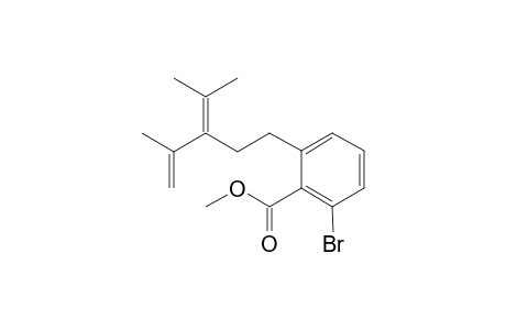 Methyl 6-bromo-2-[4-methyl-3-(methylethenyl-3-pentenyl)]benzoate