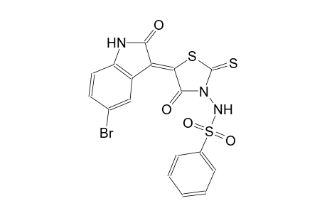 benzenesulfonamide, N-[(5Z)-5-(5-bromo-1,2-dihydro-2-oxo-3H-indol-3-ylidene)-4-oxo-2-thioxothiazolidinyl]-