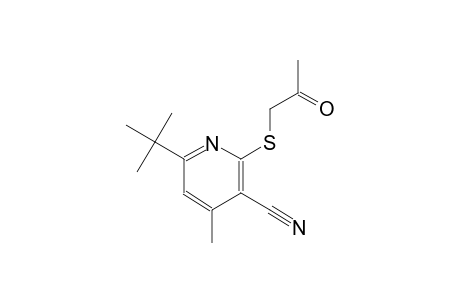 6-tert-butyl-4-methyl-2-[(2-oxopropyl)sulfanyl]nicotinonitrile
