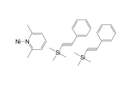 Nickel(0), bis(.eta.-2:1,2-phenyltrimethylsilylacetylene)(2,6-dimethylpyridine)