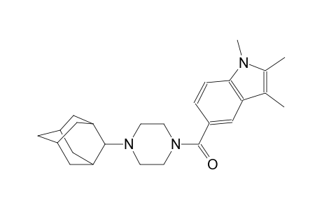 5-{[4-(2-adamantyl)-1-piperazinyl]carbonyl}-1,2,3-trimethyl-1H-indole