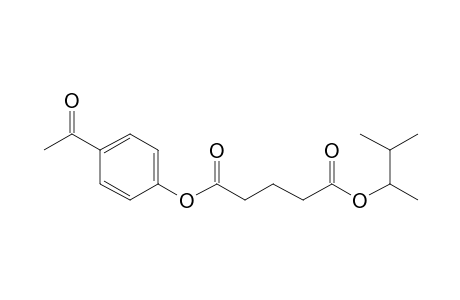 Glutaric acid, 3-methylbut-2-yl 4-acetylphenyl ester