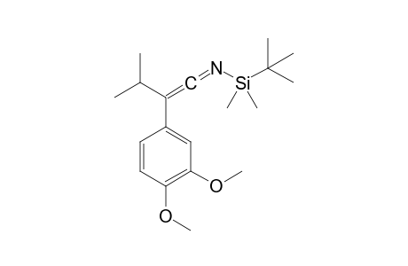 N-(tert-butyldimethylsilyl)-2-(3,4-dimethoxyphenyl)-3-methylbut-1-en-1-imine