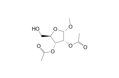 .alpha.-D-Ribofuranoside, methyl, 2,3-diacetate