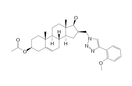 3-BETA-ACETOXY-16-BETA-[4-(2-METHOXYPHENYL)-1H-1,2,3-TRIAZOL-1-YLMETHYL]-ANDROST-5-EN-17-BETA-OL