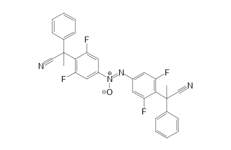 N,N'-Bis[4-(1-cyano-1-phenylethyl)-3,5-difluorophenyl]diazene 1-oxide