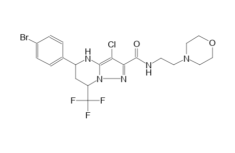 5-(4-bromophenyl)-3-chloro-N-[2-(4-morpholinyl)ethyl]-7-(trifluoromethyl)-4,5,6,7-tetrahydropyrazolo[1,5-a]pyrimidine-2-carboxamide